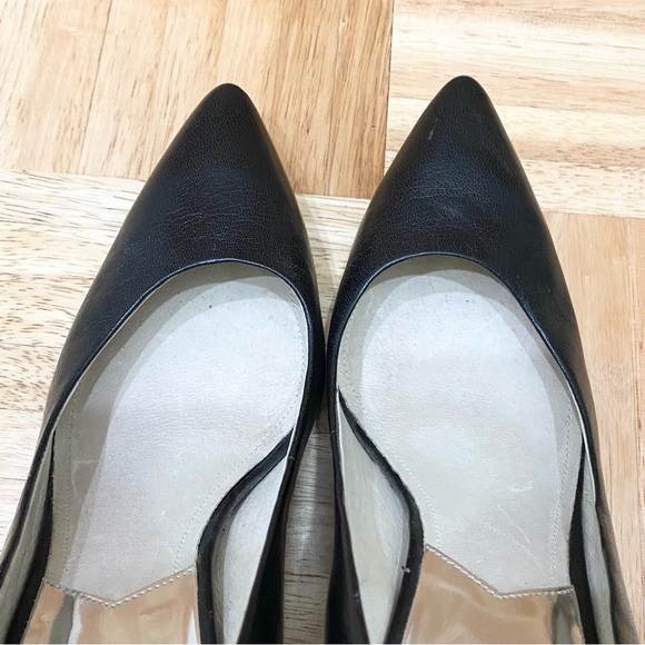 MICHAEL Michael Kors AO13E Black Leather Pointy Toe Classic Pumps Size 8.5M - Picture 9 of 16